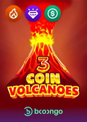 3 Coin Volcanoes pokie by 3Oaks at Goldwin